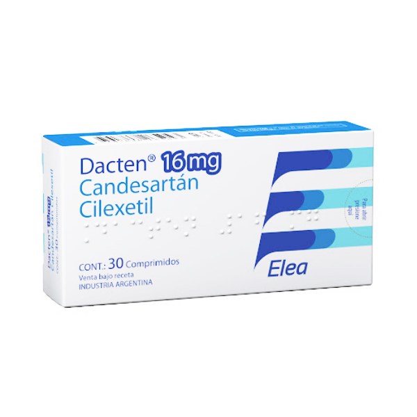 Dacten Candesartán 16Mg X 30 Comprimidos Elea