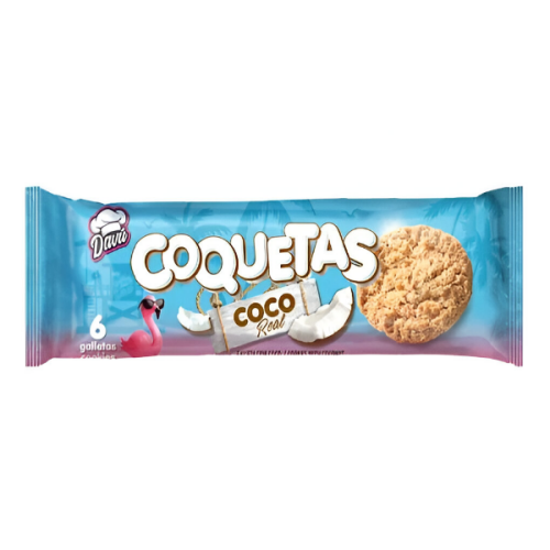 Davu Galletas Coquetas Con Coco 68Grs