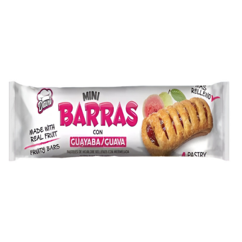 Davu Mini Barras Rellenas Con Gauayaba 100Grs