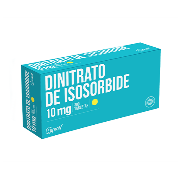 Dinitrato De Isosorbide 10Mg X 10 Tabletas De Dispensador Laproff