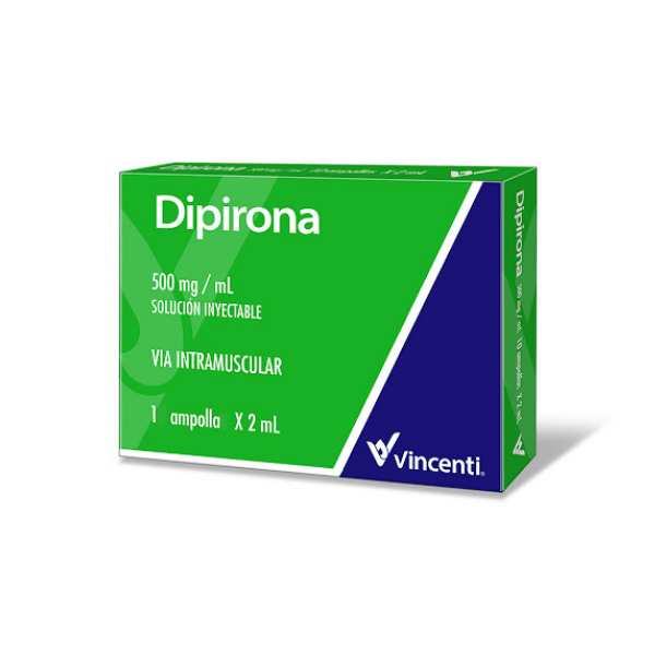 Dipirona Ampolla 500Mg/2Ml I.V Vincenti