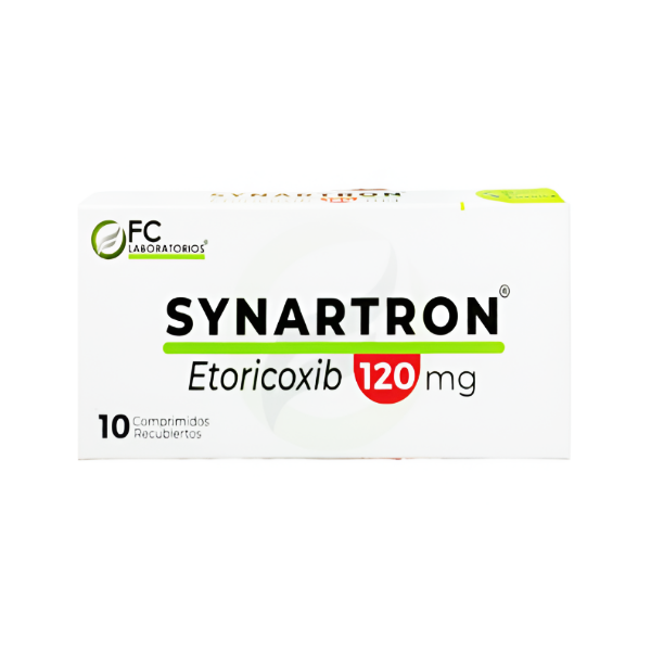 Etoricoxib-Synartron 120Mg X 10 Comprimidos Fc Pharma