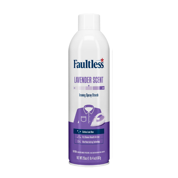 Faultless Spray Almidonador Para Planchar Lavender 567Gr