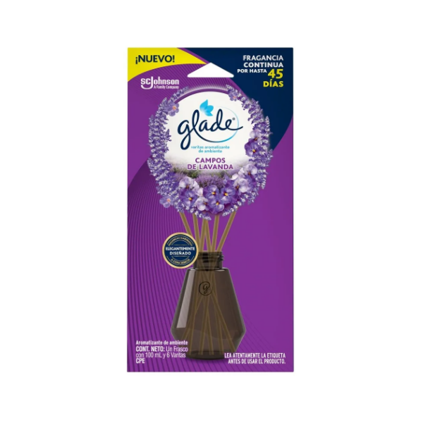 Glade Varitas Aromatizantes Lavanda X 100Ml Y 6 Varitas