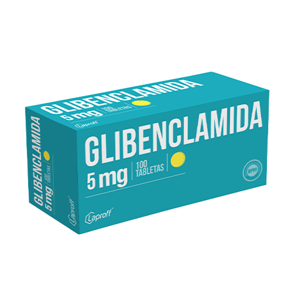 Glibenclamida 5Mg X 10 Tabletas De Dispensador Laproff
