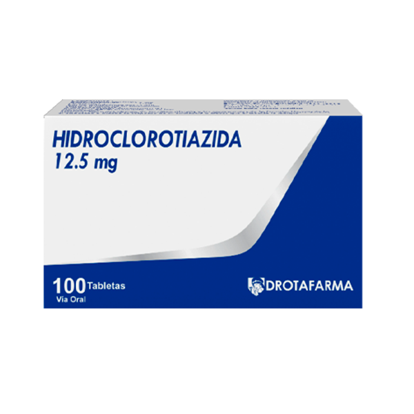 Hidroclorotiazida 12,5Mg X 10 Tabletas De Dispensador Drotafarma