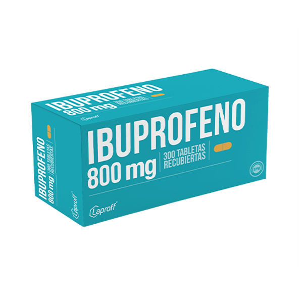Ibuprofeno 800Mg X 10 Tabletas De Dispensador Laproff