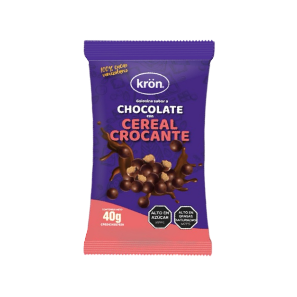 Kron Chocolate Con Cereal Crocante 40Gr.