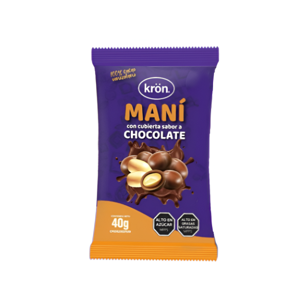 Kron Maní Cubiertos De Chocolate 40Gr.