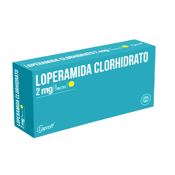 Loperamida 2Mg X 6 Tabletas De Dispensador Laproff