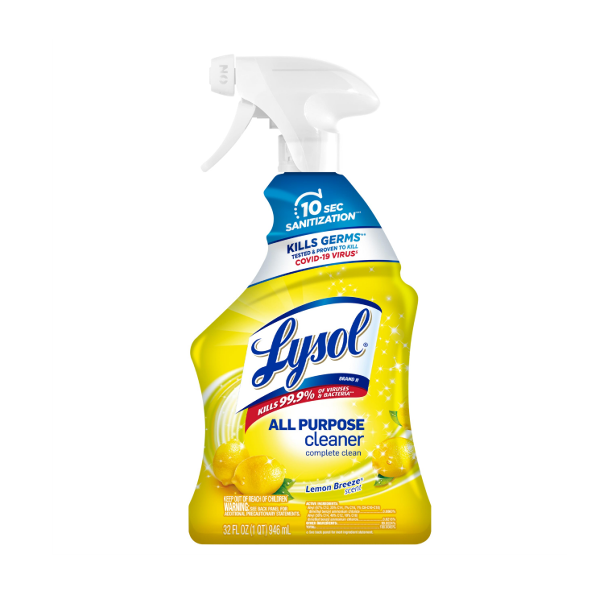 Lysol Limpiador Multiusos All Purpose Lemon Breezer Spray X946Ml