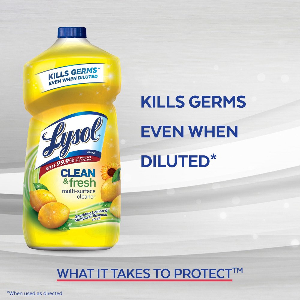 Lysol Limpiador Multiusos Clean Fresh 1.18Lt - Imagen 2