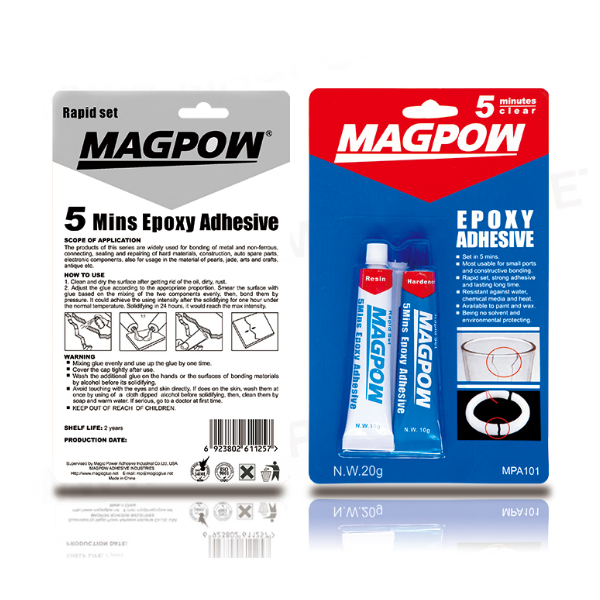 Magpow Pega Epoxica Transparente 5 Minutos Mpa101 - Imagen 2