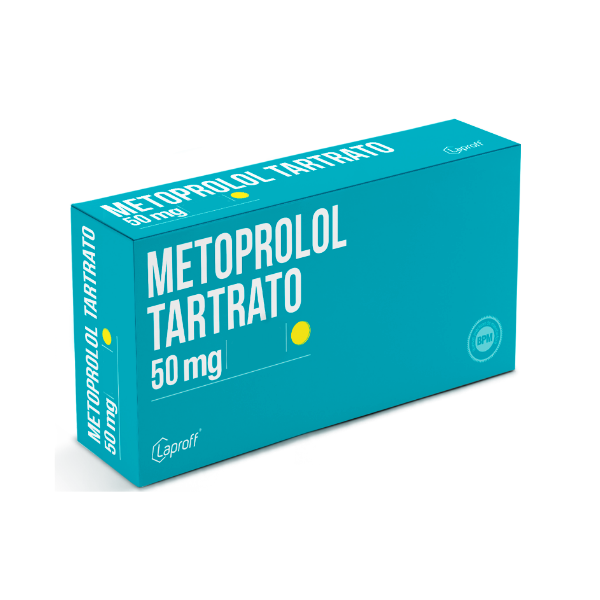 Metoprolol 50Mg X 10 Tabletas De Dispensador Laproff