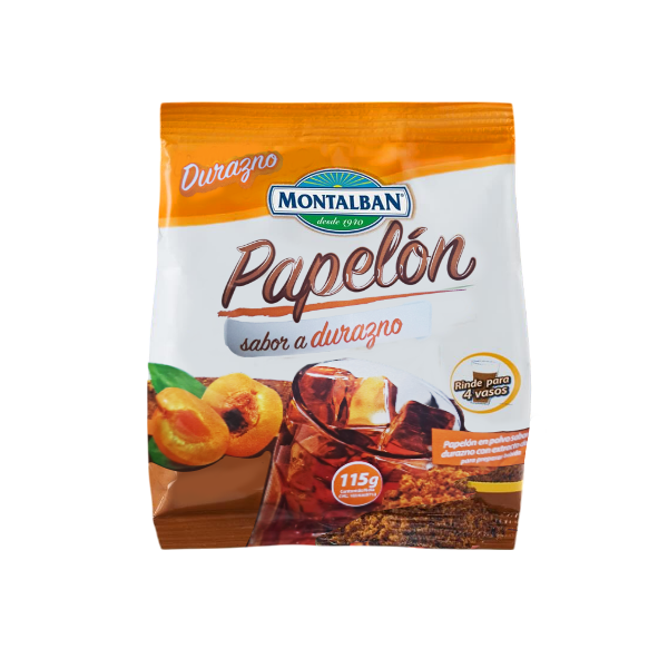 Montalban Papelon Sabor Durazno 115G.