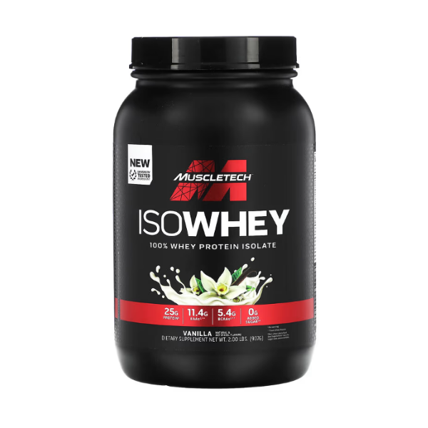 Muscletech Isowhey Proteína Vainilla 907Kg.
