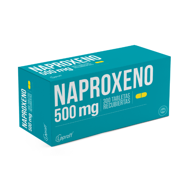 Naproxeno 500Mg X 10 Tabletas De Dispensador Laproff