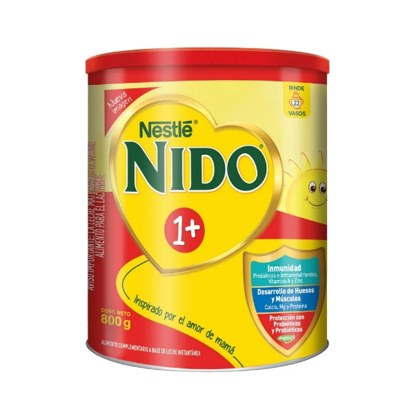 Nido Crecimiento 1+ Polvo 800G.
