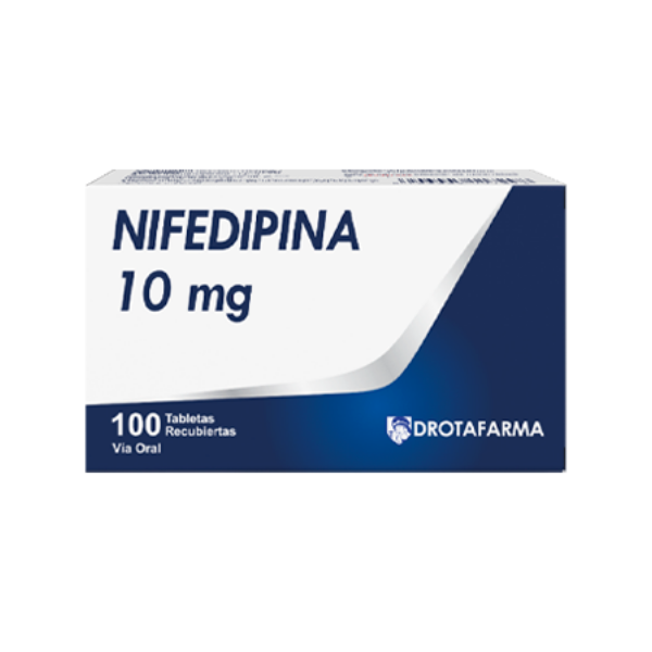 Nifedipina 10Mg X 10 Tabletas De Dispensador Drotafarma