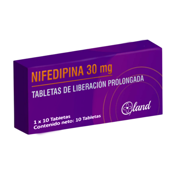 Nifedipina 30Mg X 10 Tabletas Land