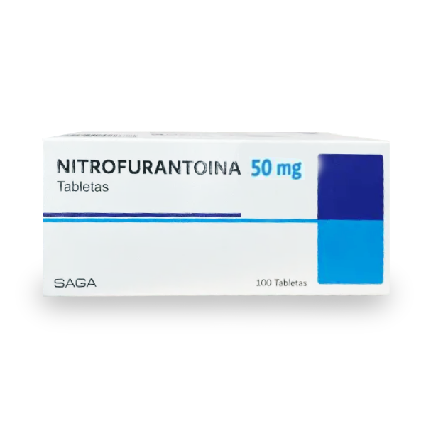 Nitrofurantoina 50Mg X 10 Tabletas De Dispensador Saga