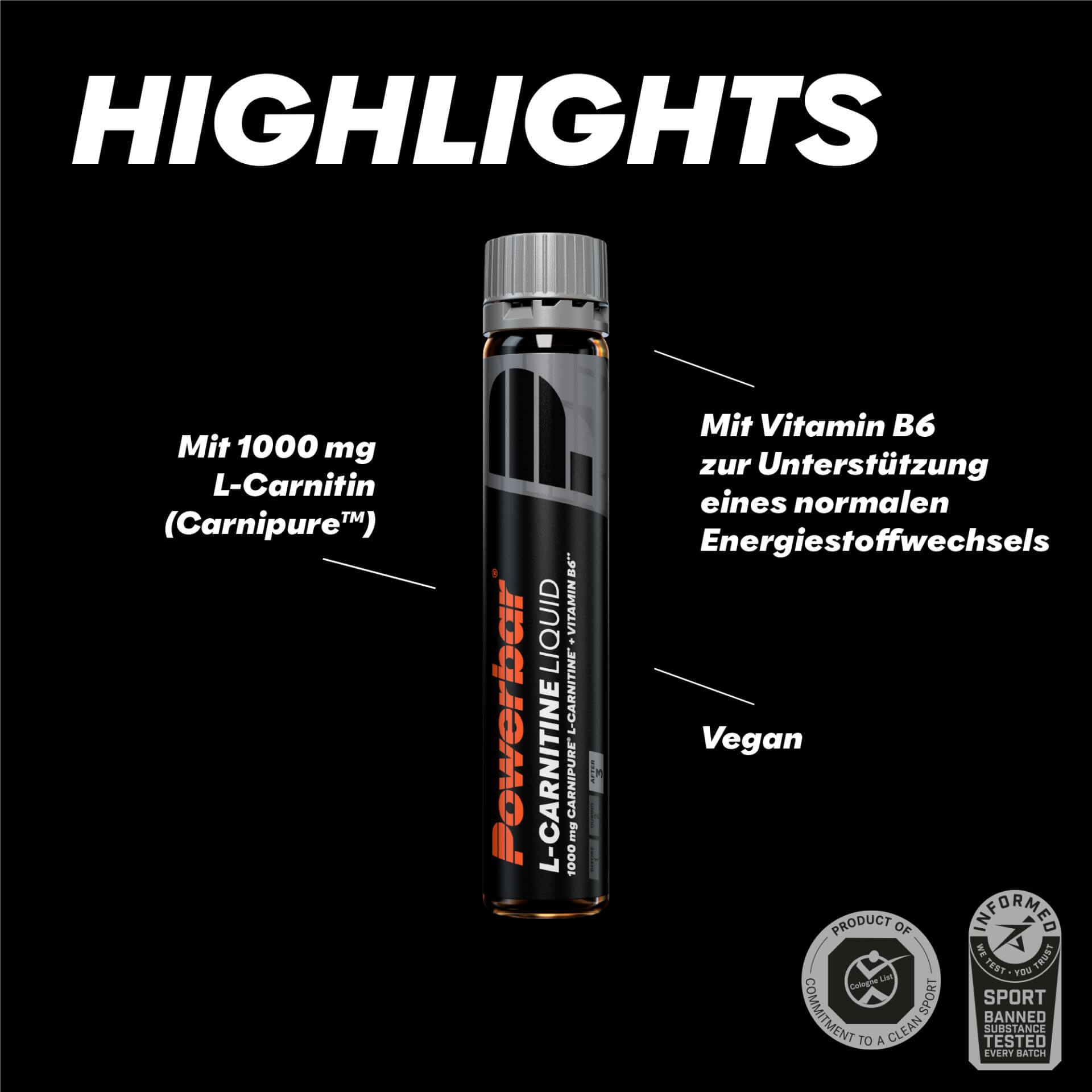 Powerbar L-Carnitine Líquido X25Ml - Imagen 2