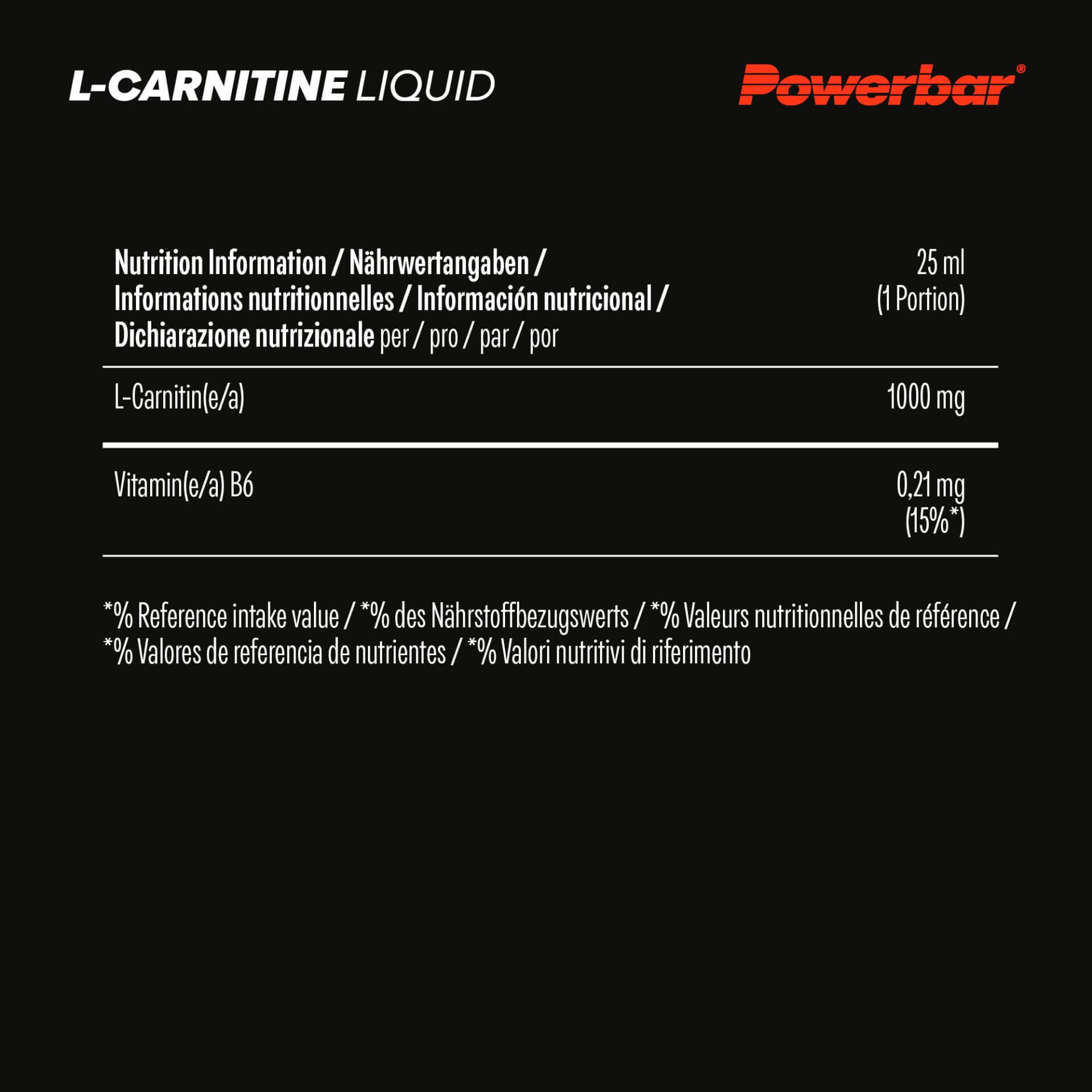 Powerbar L-Carnitine Líquido X25Ml - Imagen 4