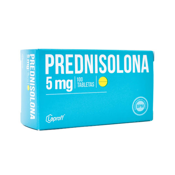 Prednisolona 5Mg X 10 Tabletas De Dispensador Laproff