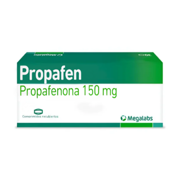 Propafen Propafenona 150Mg X 10 Tabletas De Dispensador Megalabs
