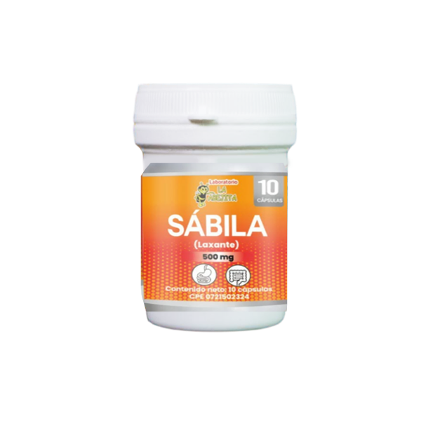 Sabila 0.5Gr (Laxante) X 10 Cápsulas  La Abejita