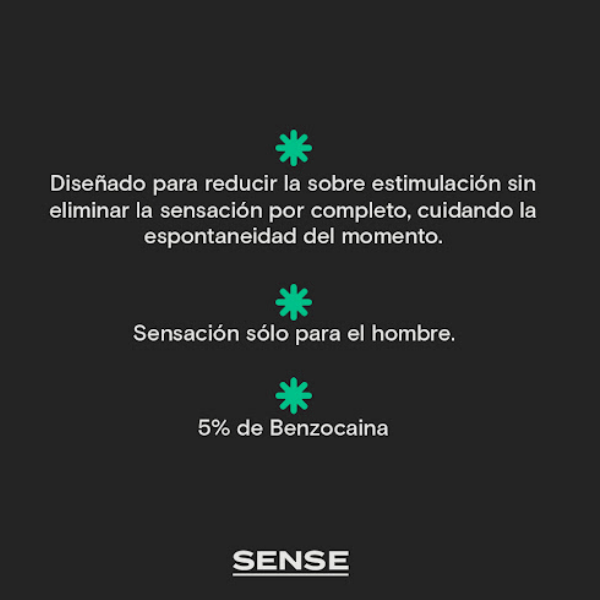 Sense Preservativo Natural Retardante X 3 Unidades. - Imagen 3