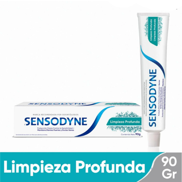 Sensodyne Crema Dental Limpieza Profunda X 90Gr.