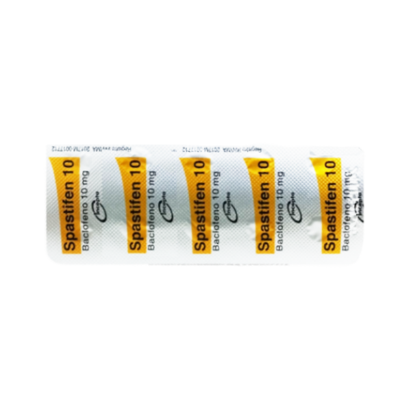 Spastifen Baclofeno 10Mg X 10 Tabletas De Dispensador Incepta