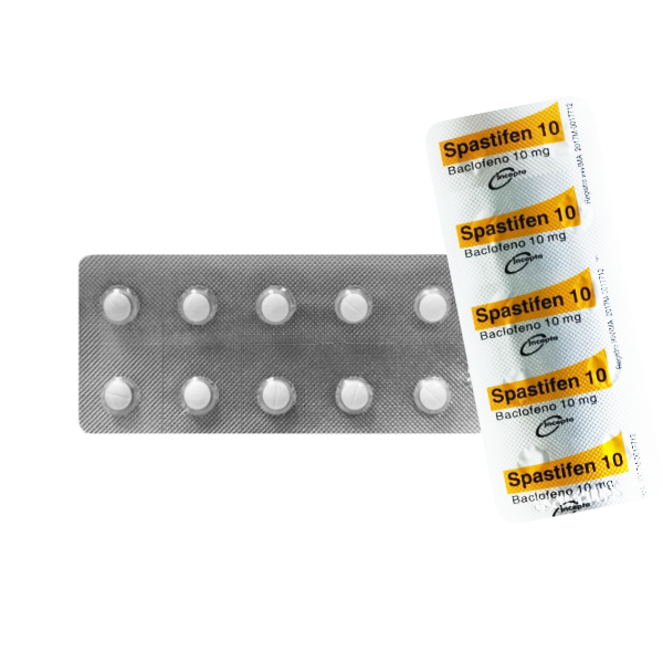 Spastifen Baclofeno 10Mg X 10 Tabletas De Dispensador Incepta - Imagen 2