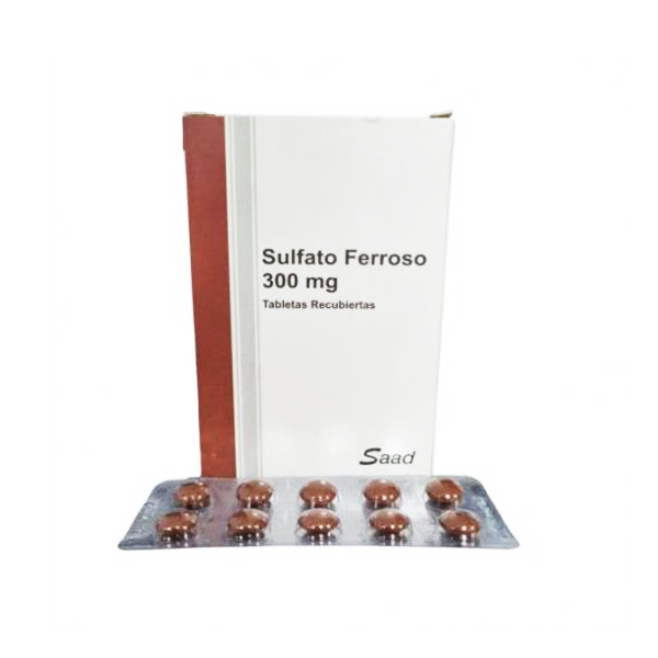 Sulfato Ferroso 300Mg X 10 Cápsulas De Dispensador Saad - Imagen 2