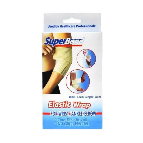 Superband Elastic Wrist Wrap Bandage Muñeca/Tobillo/Codo Talla Unica