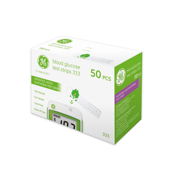 Tiras Para Glucosa Strips 333 X 50Tests Ge