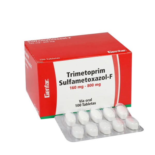 Trimetoprim + Sulfametoxazol 160Mg/800Mg X 10 Tabletas De Dispensador Genfar - Imagen 2