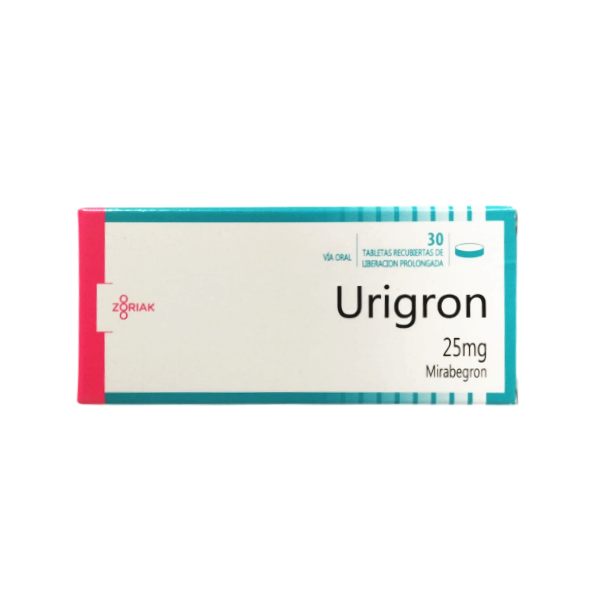 Urigron Mirabegron 25Mg X 30 Tabletas  Zoriak
