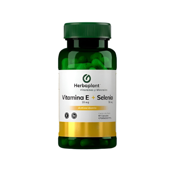 Vitamina E + Selenio 367Mg/22Mg X 60 Capsulas Herbaplant
