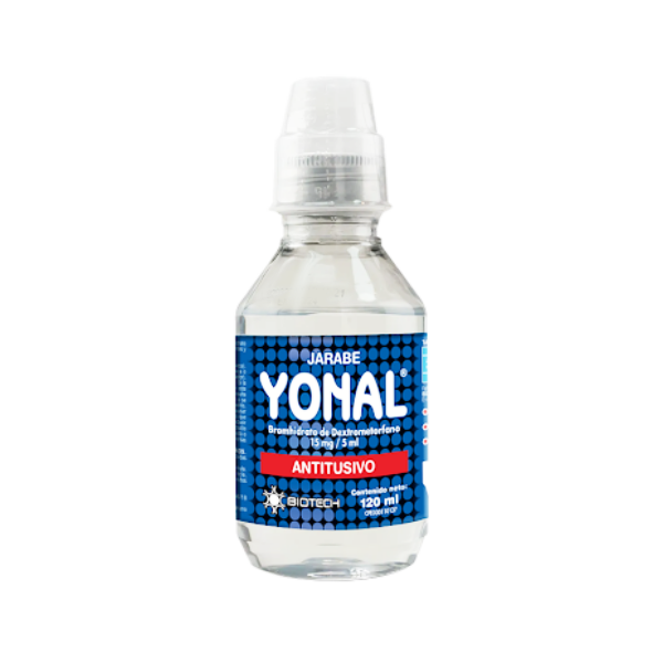 Yonal Dextrometorfano Jarabe 15 mg/5ml 120 ml Biotech