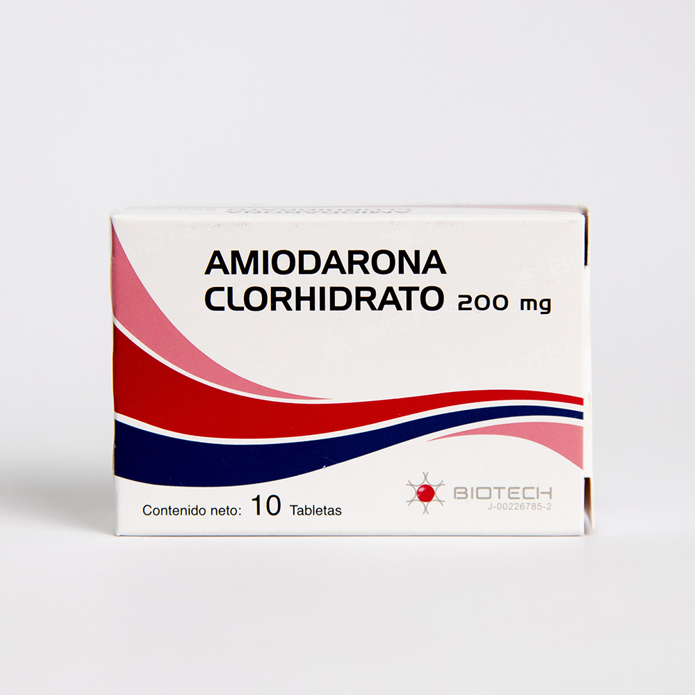 Amiodarona 200mg x 10 Tabletas - Biotech - Imagen 3