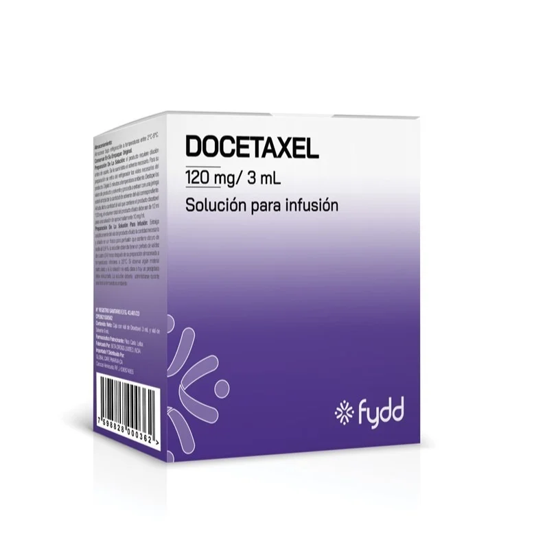 Docetaxel Solución Inyectable 120Mg/3Ml I.V Fydd
