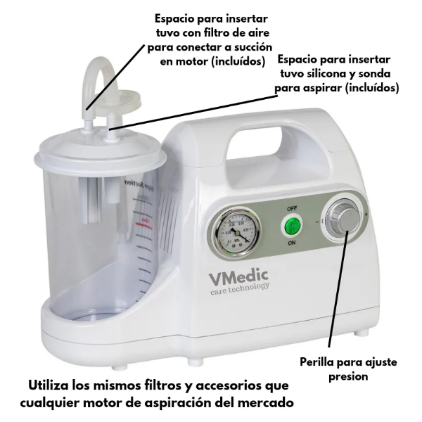 Aspirador De Gleras (Secreciones) Premium Quality