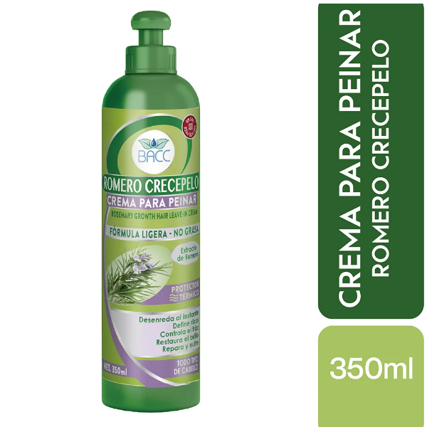 Bacc Crema Para Peinar Romero 350Ml