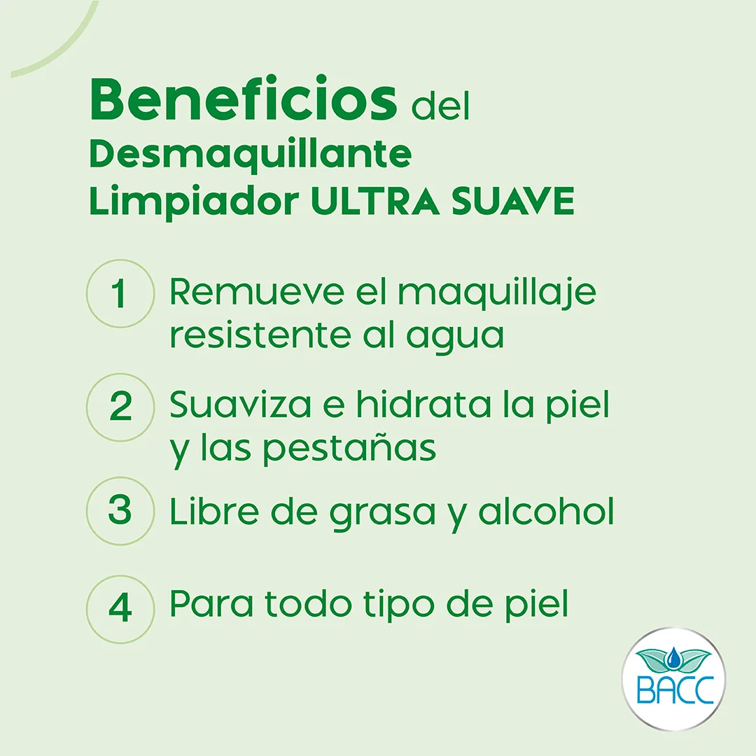 Bacc Desmaquillante Limpiador Ultra Suave 500Ml - Imagen 4