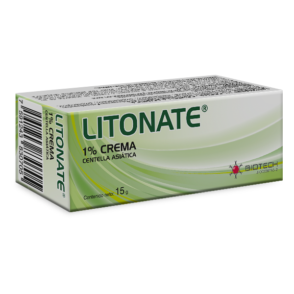 Litonate Centella Asiática 1% Crema X 15Gr. Biotech