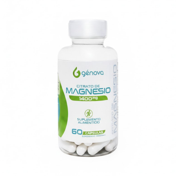 Citrato De Magnesio 1400Mg X 60 Cápsulas Genova