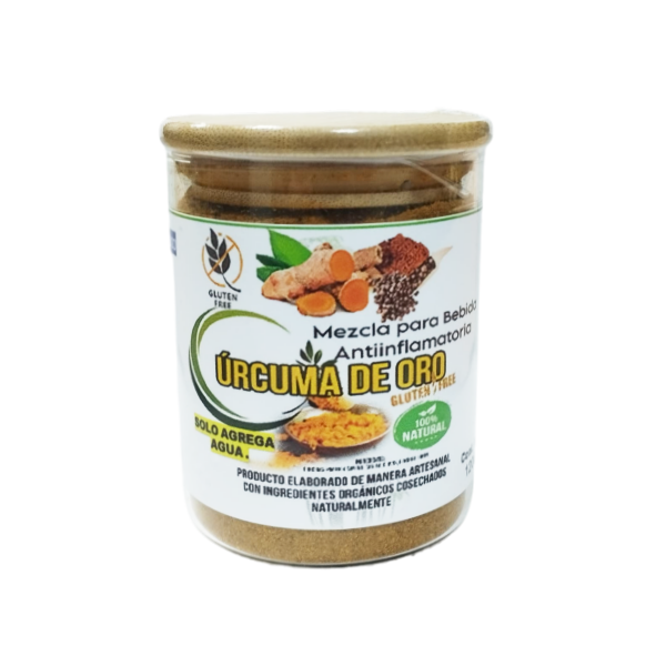 Curcuma Natural Polvo 120Gr. Curcuma De Oro