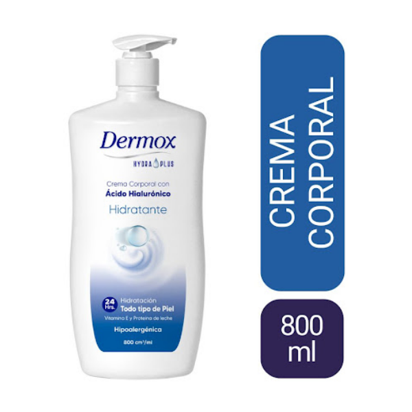 Dermox Loción Corporal Hydra Plus Proteina De Leche 800Ml